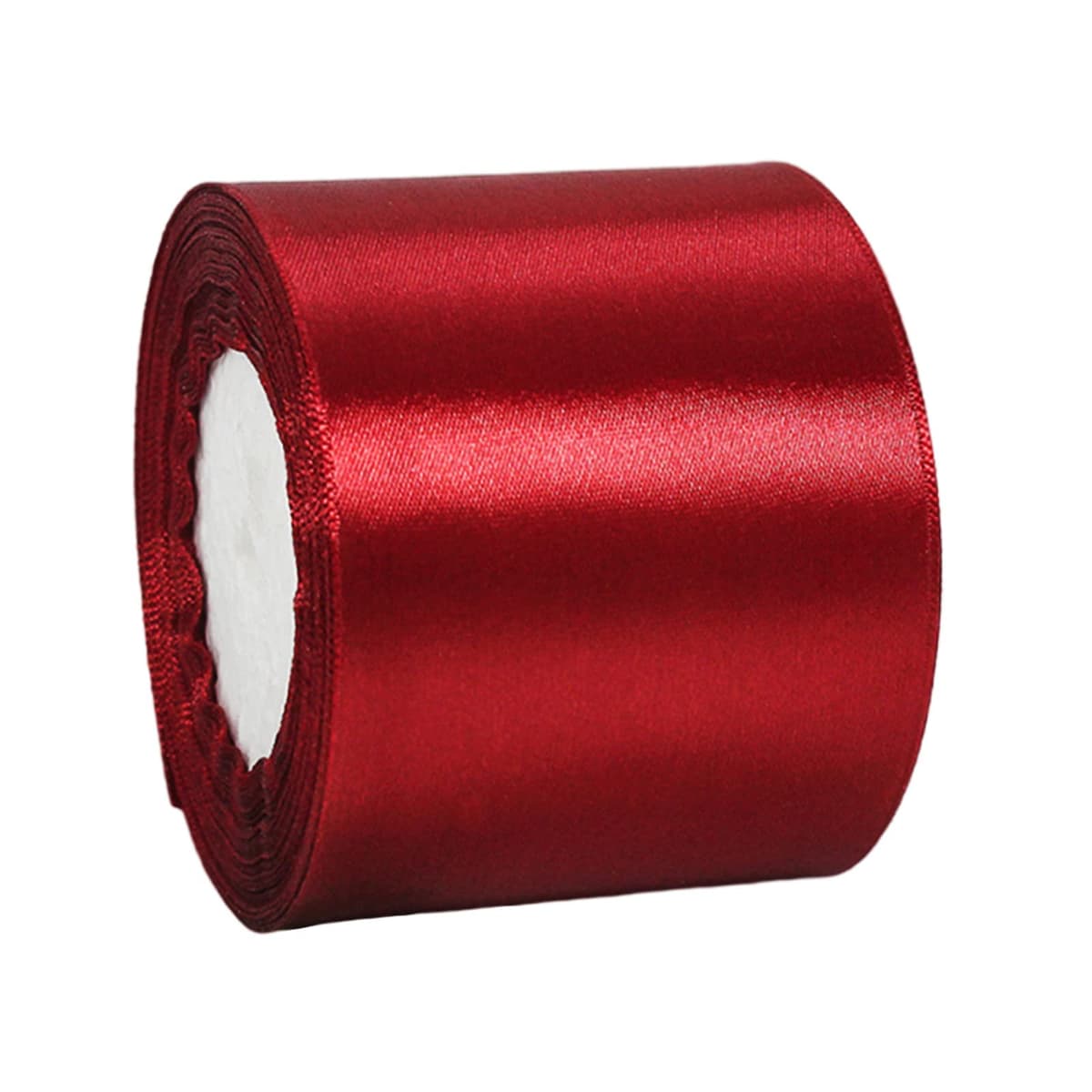 40mm Wide White Ribbon Thick Wedding Car Ribbon 22m, 1.5 inch Thick White Satin Ribbon for Gift Wrapping Wedding Car Christmas Birthday Cake Hair Bow Florist Bouquet Crafts Decorations — view 84