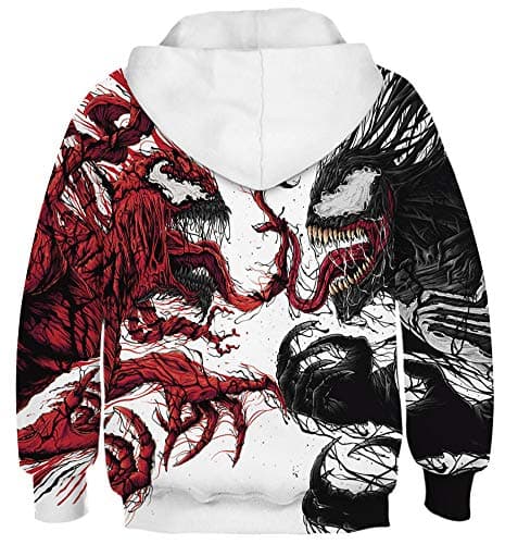 Imbry Boys Girls 3D Printed Hoodie for Kids Animal Hooded Pullover Sweatshirt (XL, RB Galaxy) — view 2