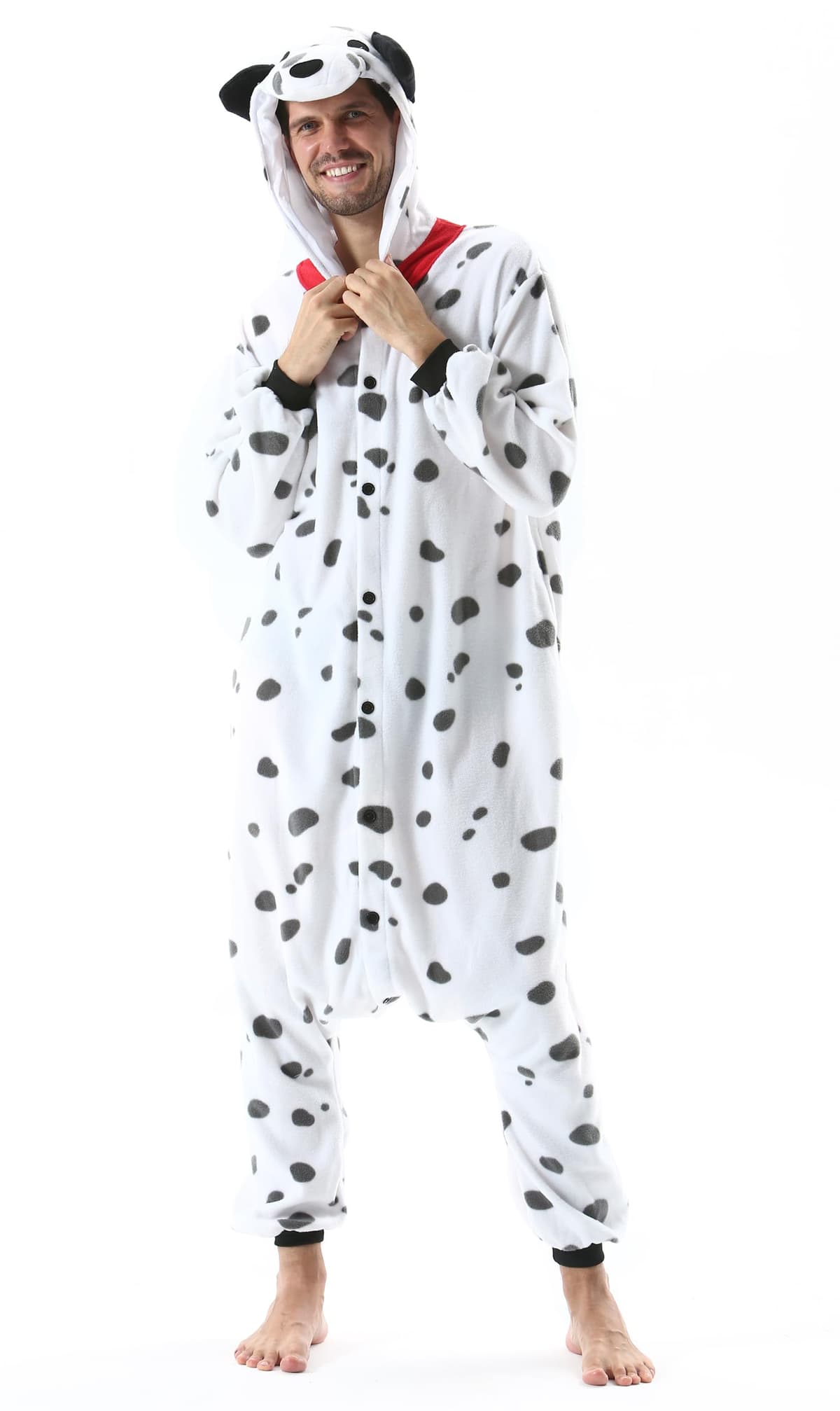 SimZoo Adulto Disfraz Pijama Unisex Pijama Kigurumi Onesie para Carnaval Halloween Cosplay Ropa de Dormir Traje de Disfraz para Navidad Festival Mujer y Hombre — view 3