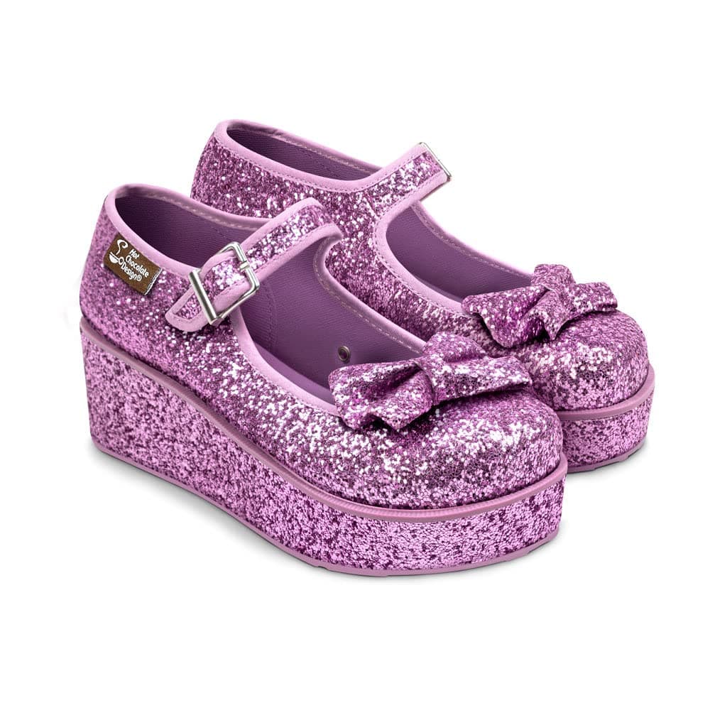 Hot Chocolate Design Chocolaticas Funky Canvas Women's Mary Jane Flat Shoes — view 65