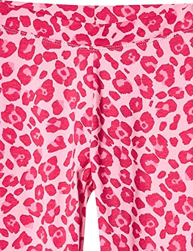 Spotted Zebra Girls' Kids Leggings, 5-Pack Pink Cat, Small — view 2