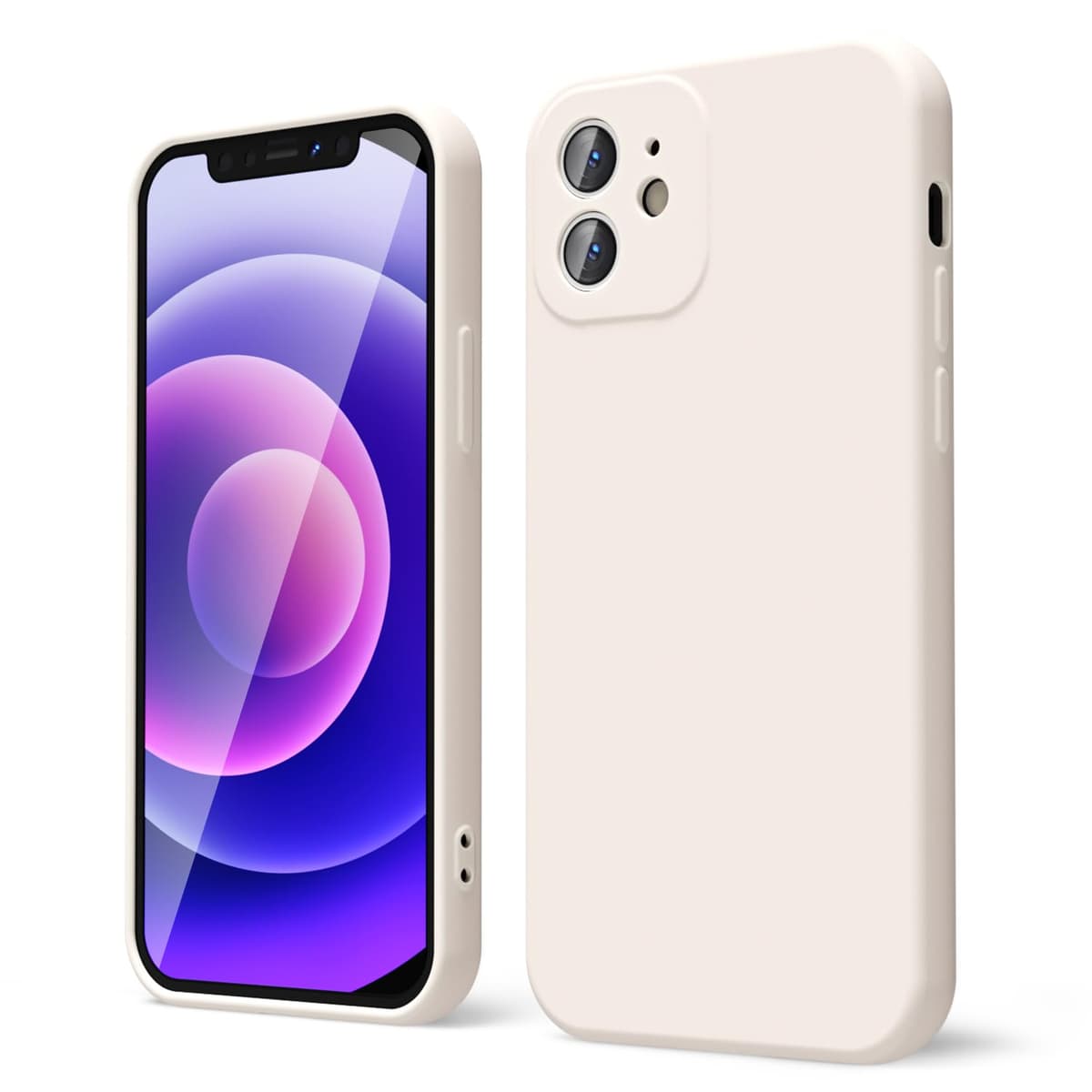 oakxco for iPhone 17 Pro Max Phone Case Liquid Silicone, Cute Thin Slim Grip Soft Rubber Gel for Women Men, Smooth Matte TPU Plain Solid Color Girly Simple Case with Camera Cover, Light Pink — view 1058