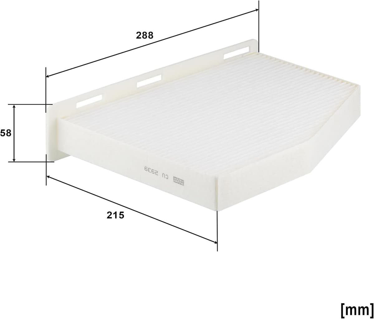 MANN-FILTER CU 2939 Filtro de aire de cabina - para Automóviles + Vehículos de transporte — view 2