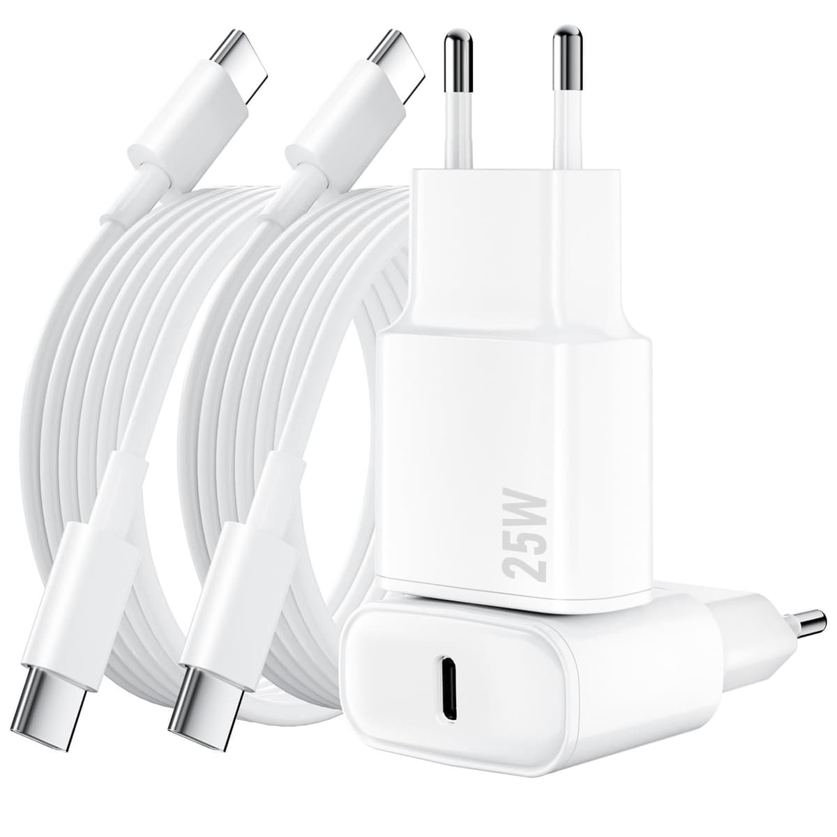 Cargador para iPhone Carga Rapida, Paquete de 2 Cagador USB C PD 3.0 y Cable Lightning de 2 m para iPhone 14/13/12/11/Pro/Pro MAX/iPad[5th-9th]/iPad Mini[2nd-5th]/iPad Air — view 9