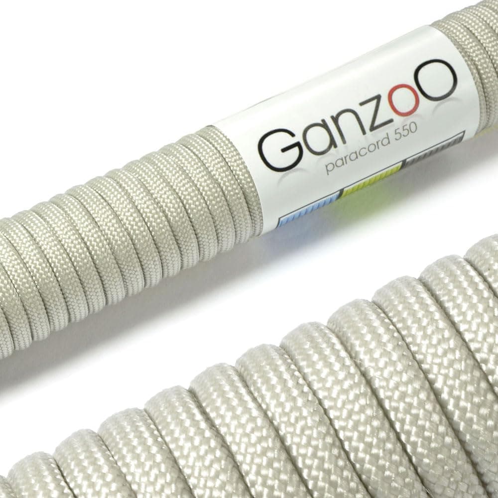 Ganzoo Paracord 550, Cuerda de 4 mm, 30 Metros, Poliéster, Tipo 3-7 Hilos Interiores, Correa de Perro Collar Pulsera, Camping Supervivencia y Cuerda Multiusos, Verde Oscuro — view 77