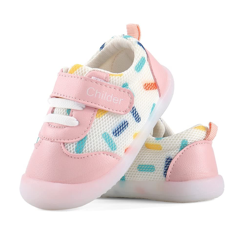 MASOCIO Baby Boys Girls First Walking Shoes Infant Toddler Trainers Anti-Slip Shoes — view 7