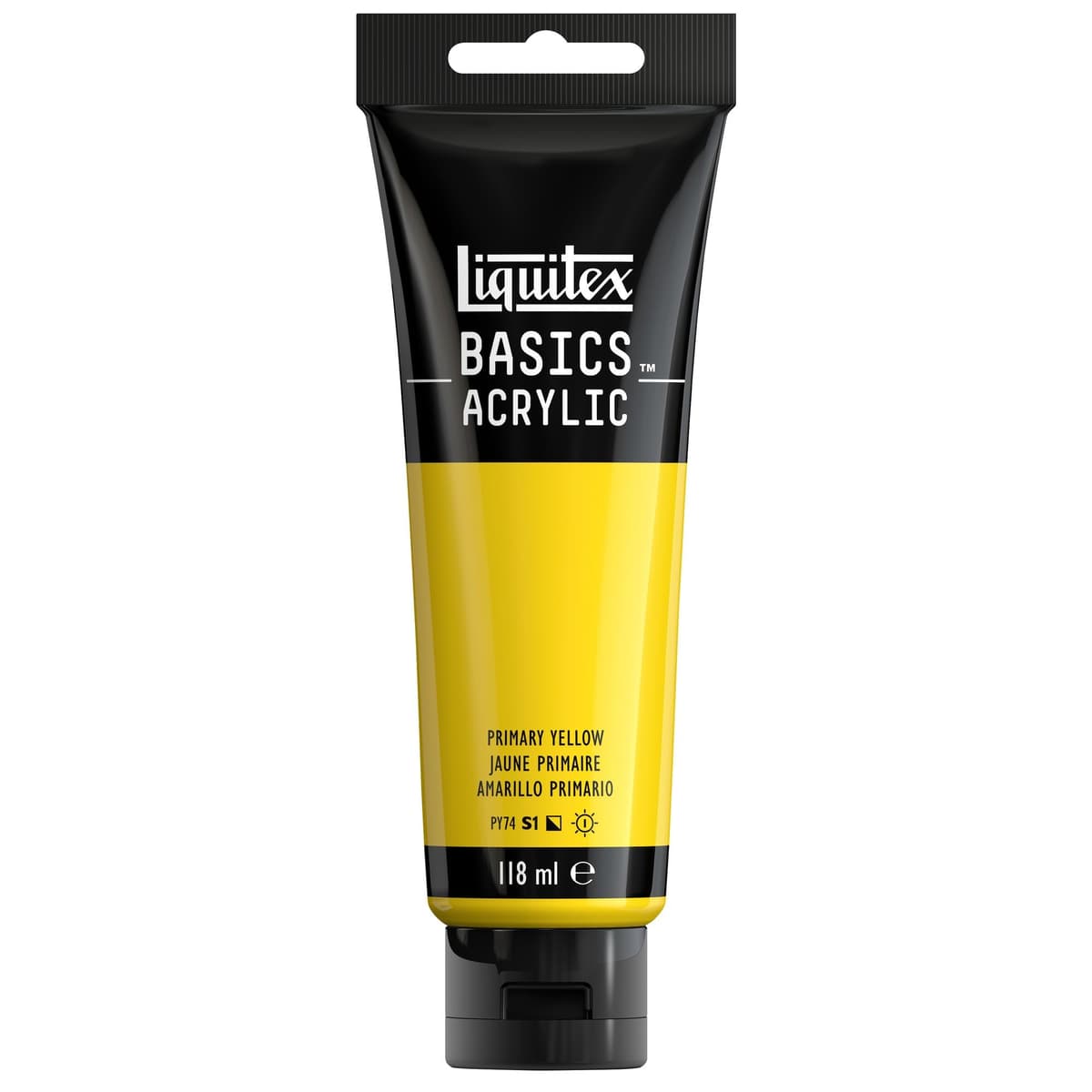 LIQUITEX Basics Acrylic Paint, Mars Black, 118 ml Tube — view 9
