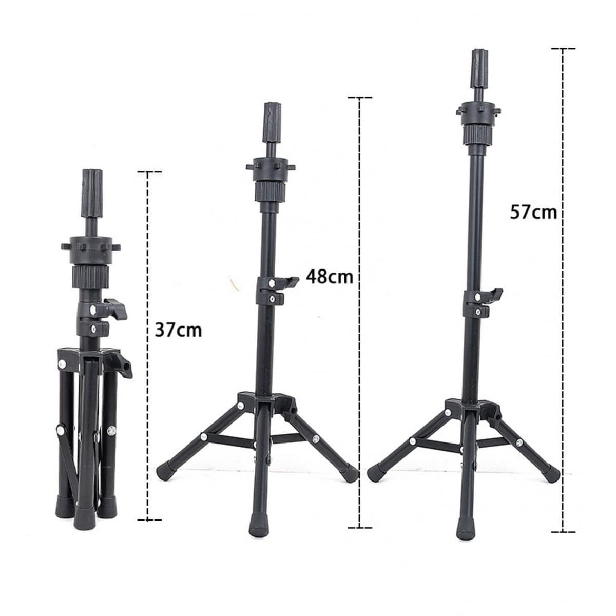 MERIGLARE Cabeza de maniquí Modelo Blanca Resistente con Soporte para Pelucas, para estilizar Gafas, exhibir Sombreros y secarlos, 23 Inch — view 4