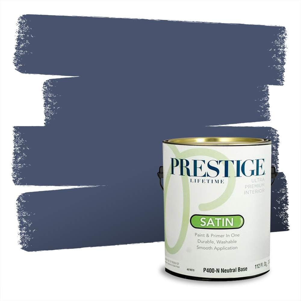 PRESTIGE Paints Interior Paint and Primer In One, 1-Gallon, Semi-Gloss, Comparable Match of Valspar* Dewdrop* — view 834