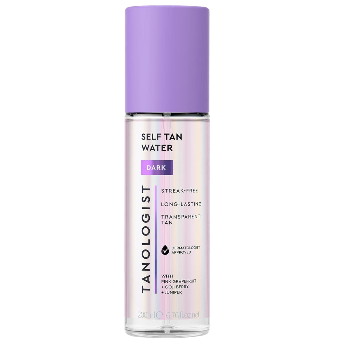 Tanologist Self Tan Water Dark (200 ml) Hydrating Self Tanning Water Dermatologist Approved Clean Ingredients & Vegan