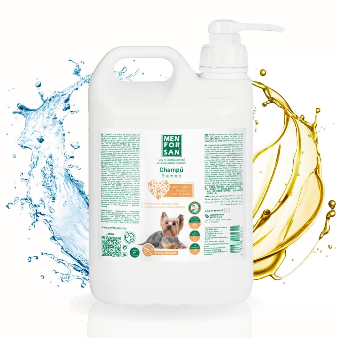 MENFORSAN Champú Aloe Vera para Perros | Hidrata en profundidad | Acción Anti Irritaciones y Anti Eczemas | 100% Natural | Herbácea | 1L — view 12