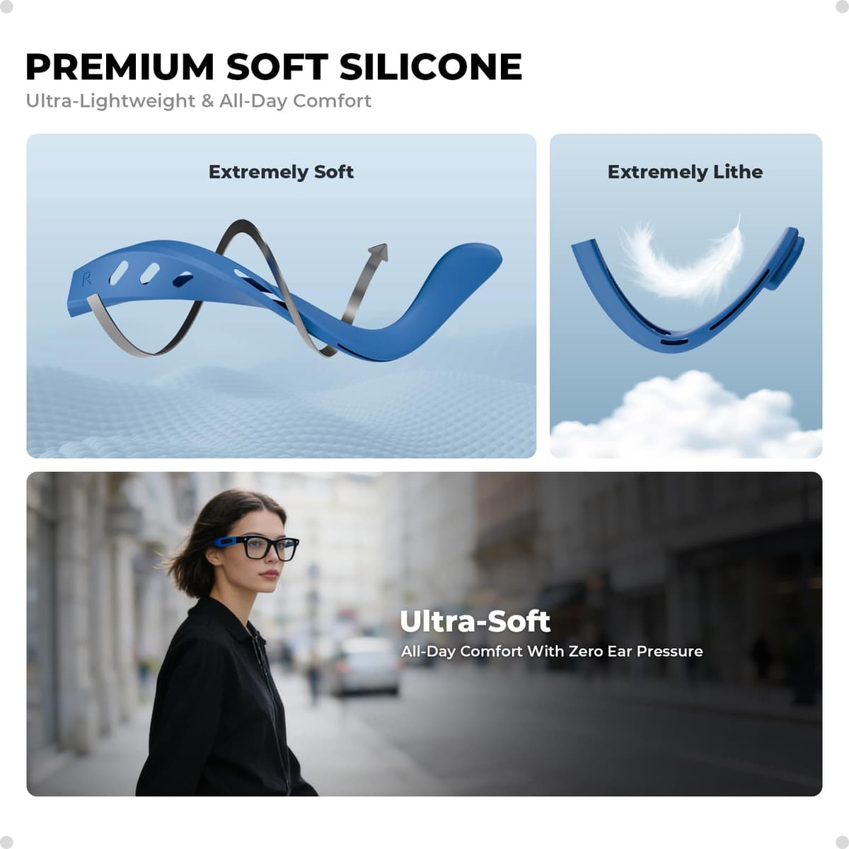 Agarre para gafas compatible con gafas Ray-Ban Meta Smart — view 5