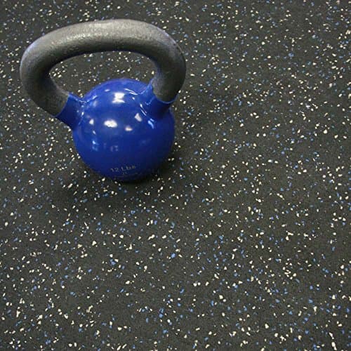 Rubber Cal Elephant Bark Floor Mat, Blue Dot, 3/16-Inch x 4 x 12-Feet — view 4