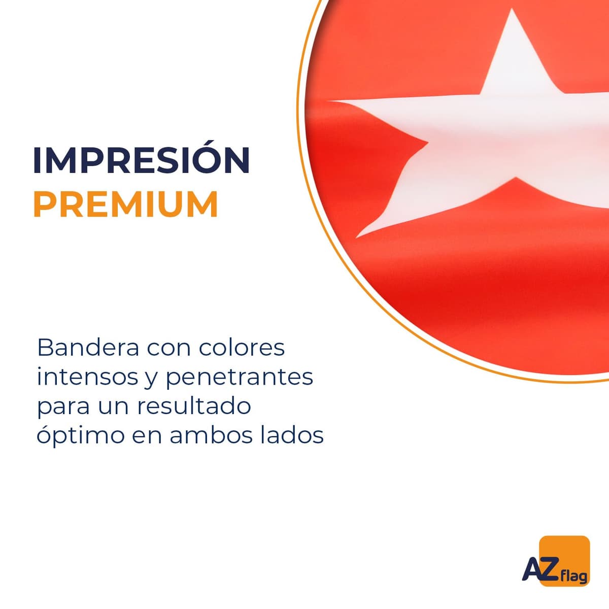 AZ FLAG - Bandera Cuba - 150x90 cm - Bandera Cubana 100% Poliéster ligero Con Ojales de Metal integrados - 80g — view 3