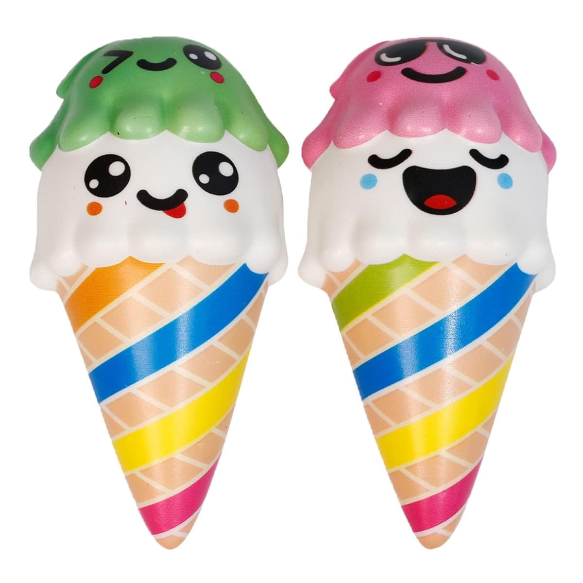 Anboor Squishies Gato de hielo 2 piezas juguete de pellizco alivio del estrés Kawaii suave squishies colección de regalos — view 10