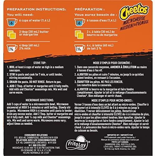 Cheetos Mac’N Cheese Bold & Cheesy Flavour Pasta With Sauce - 4 count Multi-pack 680g (Pack of 3) — view 6