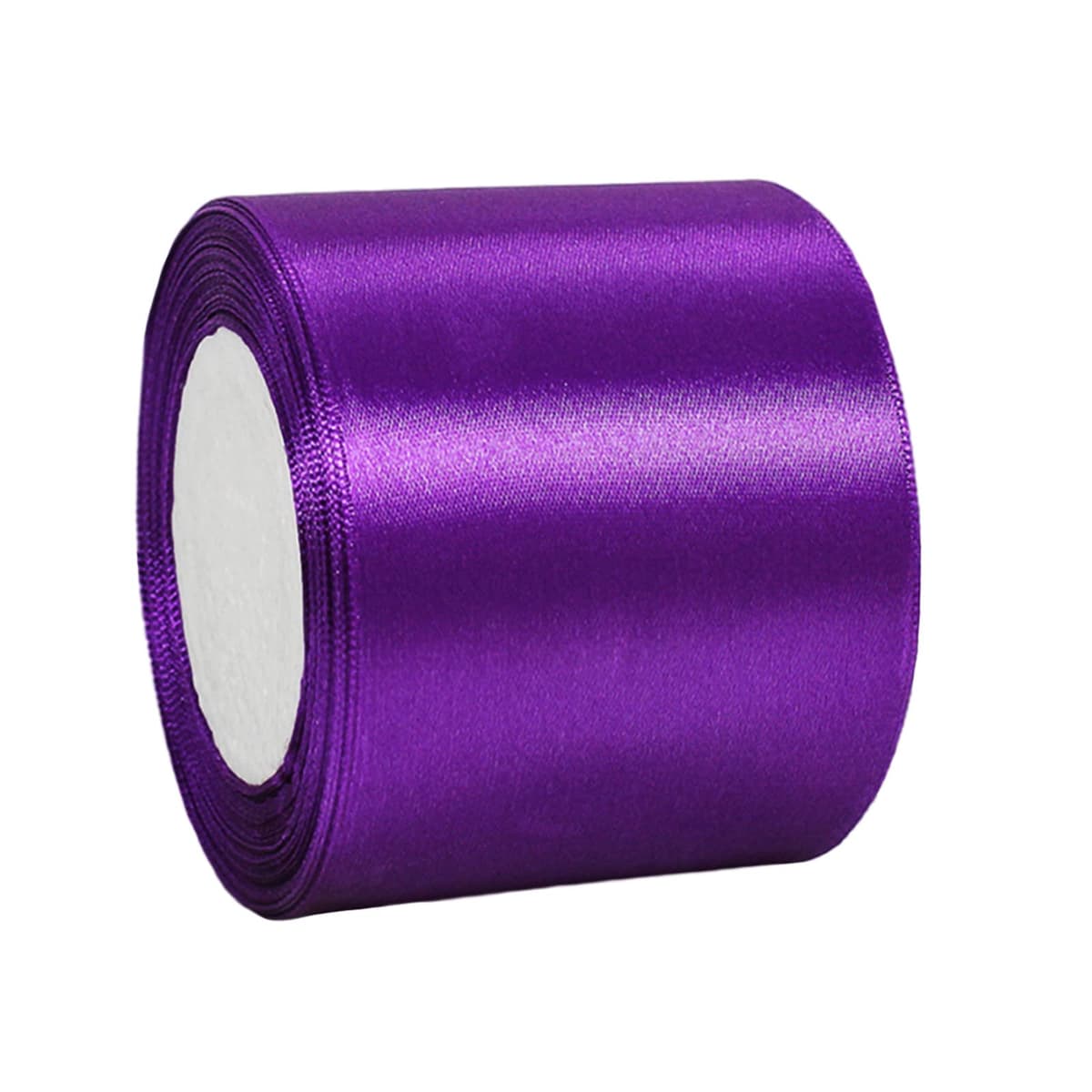 40mm Wide White Ribbon Thick Wedding Car Ribbon 22m, 1.5 inch Thick White Satin Ribbon for Gift Wrapping Wedding Car Christmas Birthday Cake Hair Bow Florist Bouquet Crafts Decorations — view 162