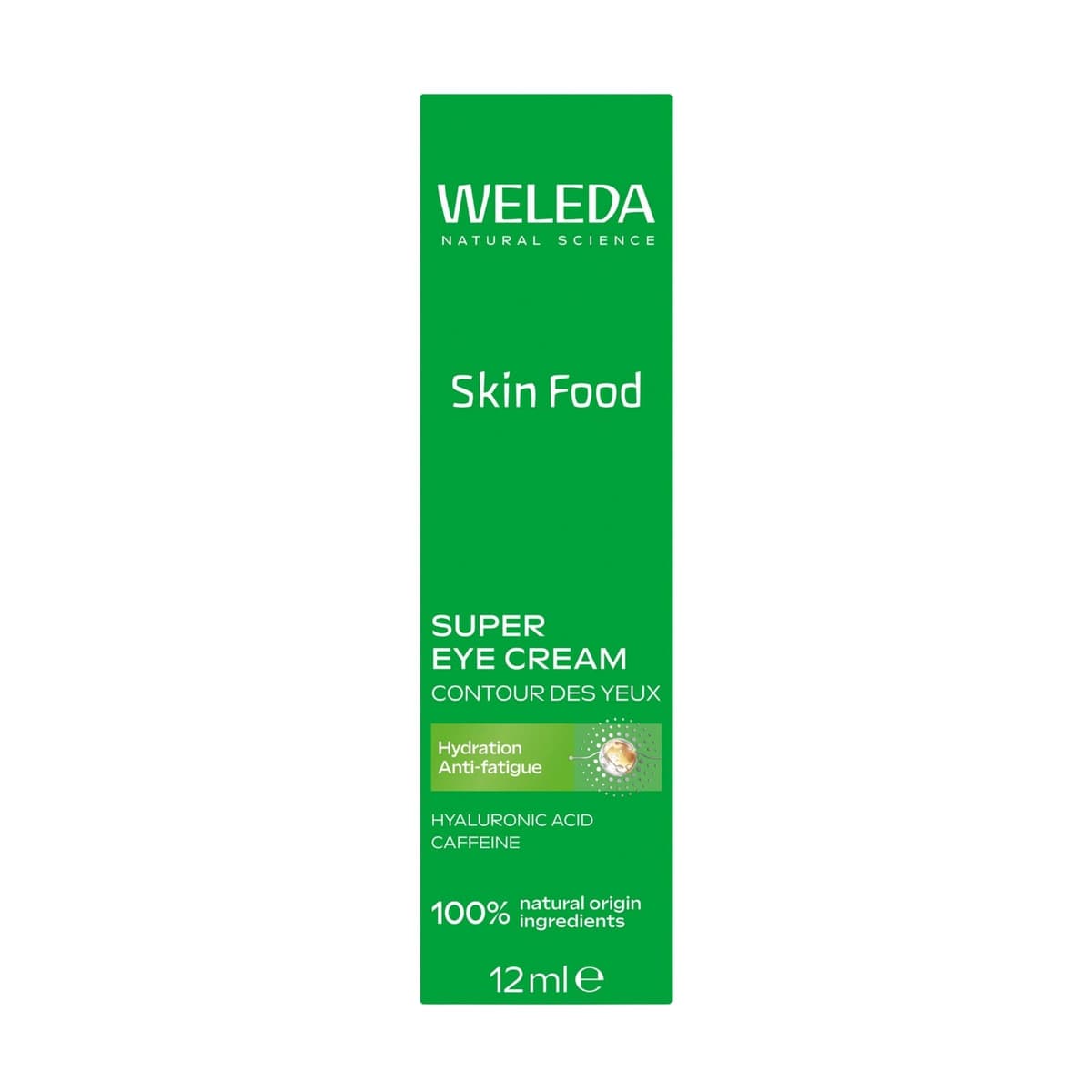 Weleda Skin Food Super Eye Cream with Hyaluronic Acid & Caffeine, Reduces Dark Circles & Puffiness, Microbiome-Friendly, Dermatologically Tested, 24hr Hydration, 12ml — view 2