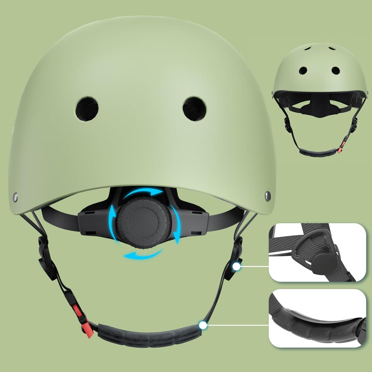 XJD Casco de Ciclismo para Niños Ajustable Casco Bicicleta Niño Casco Infantil Patinete Rollerskate de 3 a 14 Años Protecciones para Múltiples Deportes — view 79