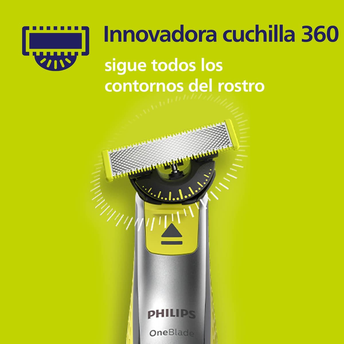 Philips OneBlade 360, cuchilla de repuesto auténtica y compatible con todos los mangos OneBlade y Pro, 1 unidad (modelo QP410/50) — view 4