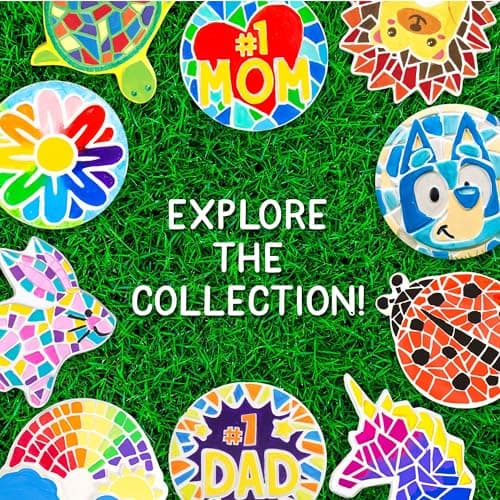 Creative Roots Paint Your Own Bunny Garden Stone, Craft Kits, Stepping Stones Kit for Kids, Ceramics to Paint, Ages 6+ — view 6