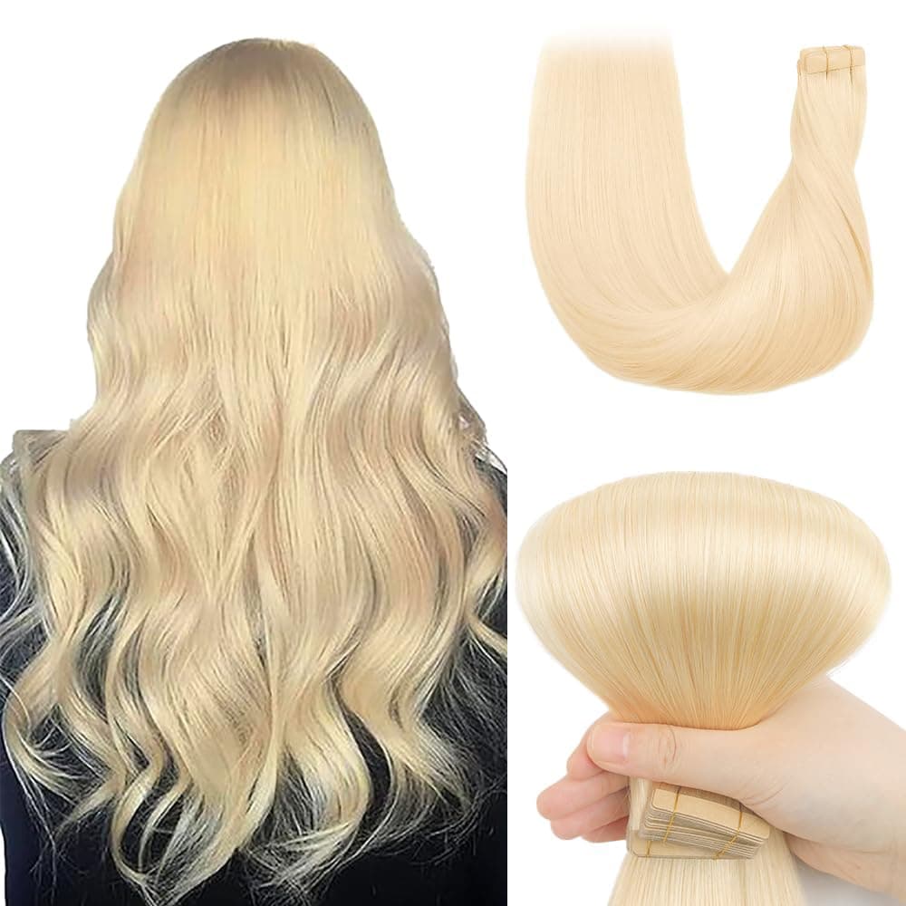YDDM Extensiones Adhesivas Pelo Natural 20pcs 35cm 40g Negro - Extensiones De Cabello Humano (14 Pulgadas, 1B#) — view 9