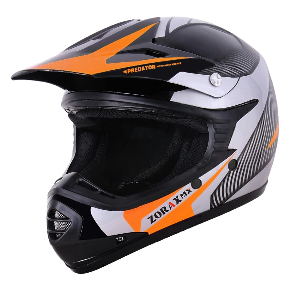 Zorax Black M (51-52cm) Kids MX Motocross Helmet Children Motorbike Dirt Bike Helmet ECE 22-06 — view 20