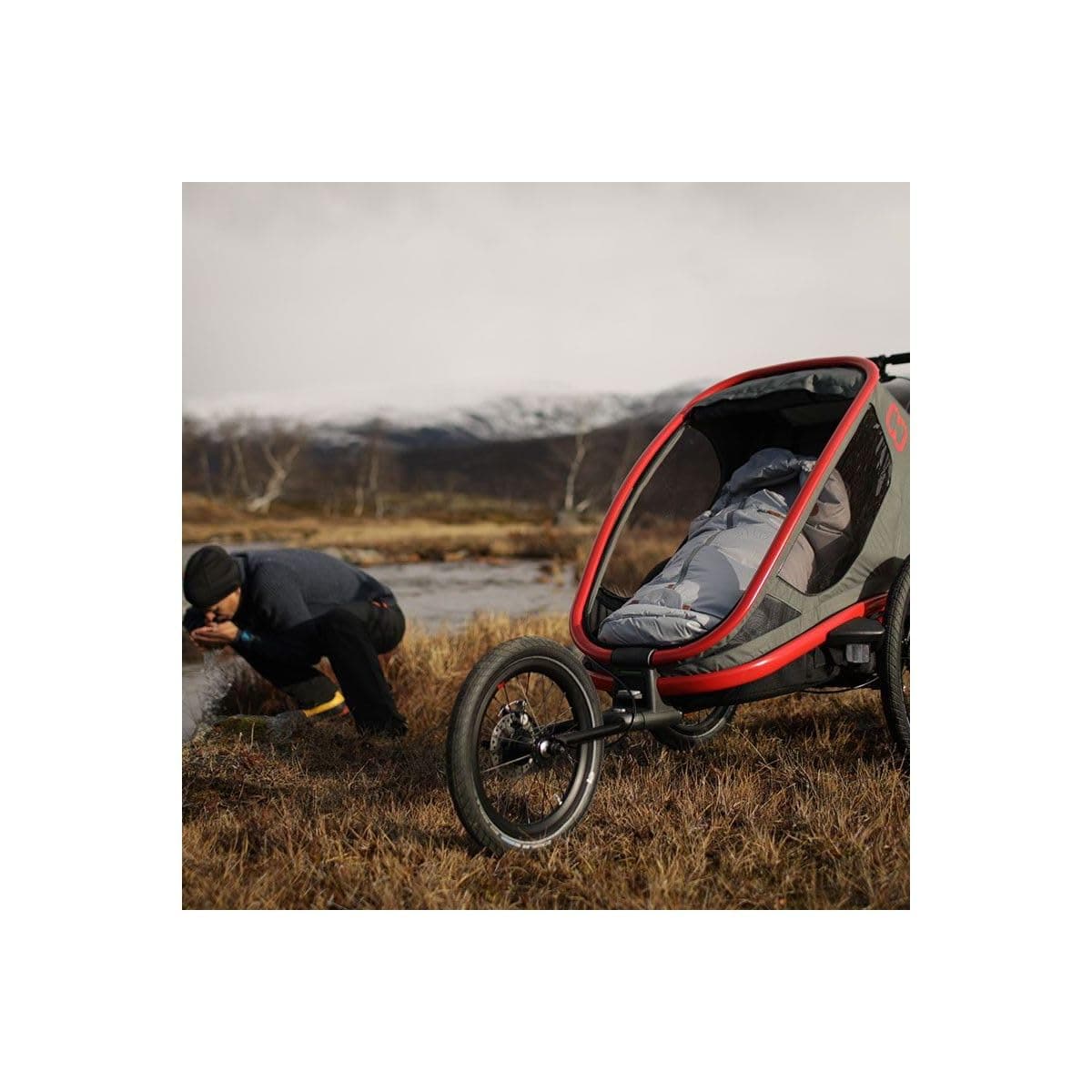 Hamax Outback Adjustable Jogger Kit, Black — view 2