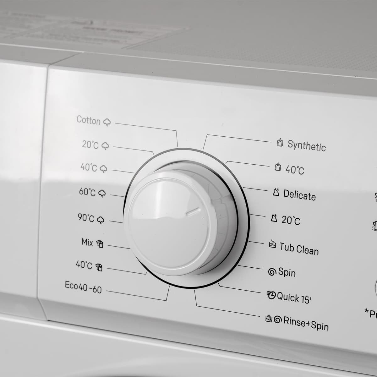 SIA 6kg 1000RPM Washing Machine with 9 Preset Programs Energy Rating E in White - SWM6100W — view 5
