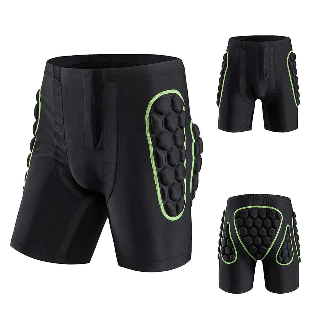 Lixada Mujer de Cadera Protección a Tope Acolchado Shorts Armadura Cadera Protección Shorts Pad para Snowboard Patinaje Esquí Equitación