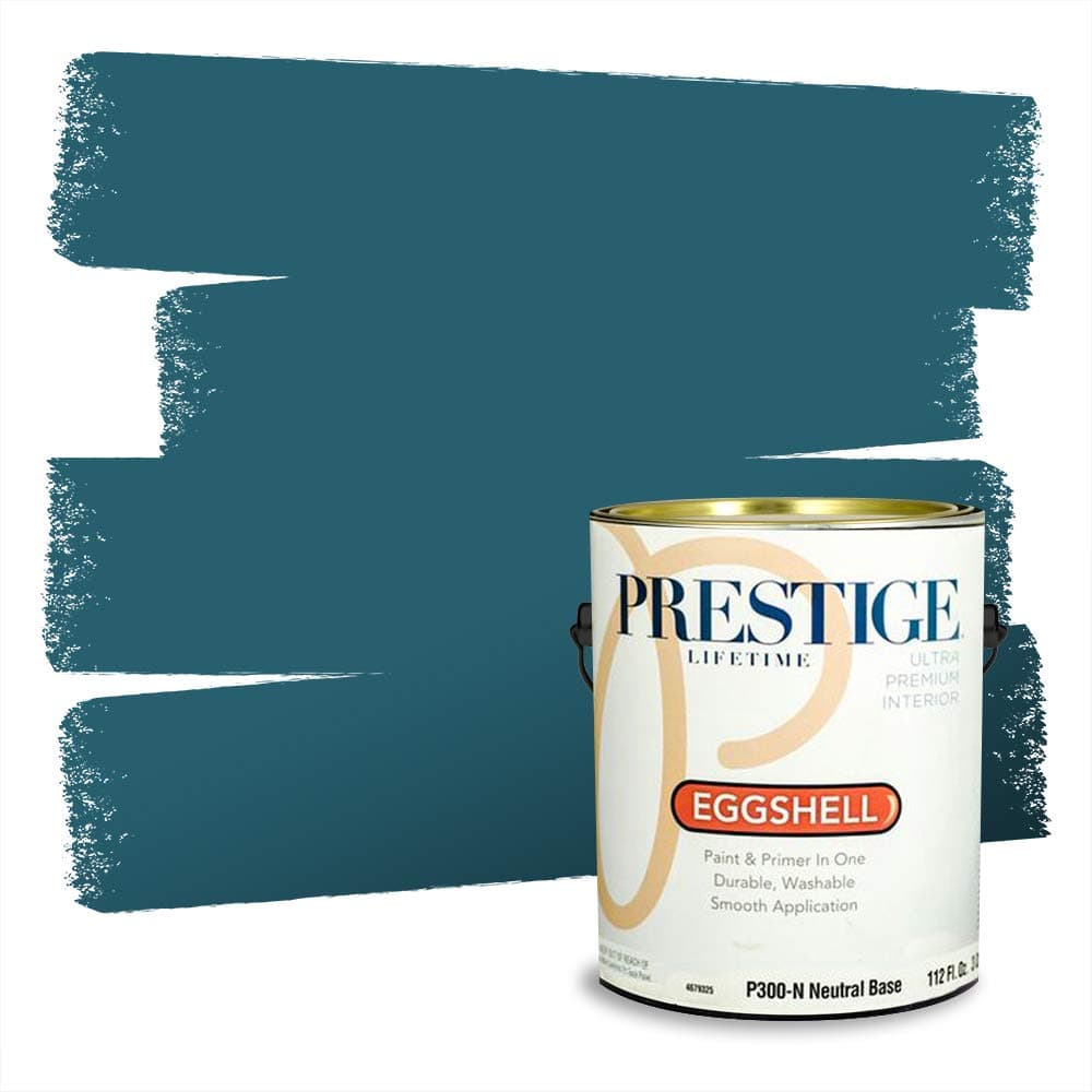 PRESTIGE Paints Interior Paint and Primer In One, 1-Gallon, Semi-Gloss, Comparable Match of Valspar* Dewdrop* — view 181