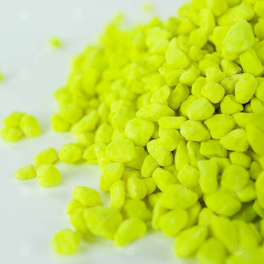 GardenersDream Fluorescent Aquatic Gravel - Decorative Aquarium Fish Tank Stones (20kg, Yellow) — view 2