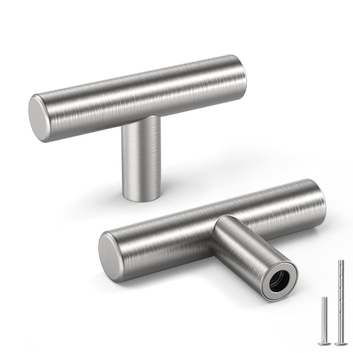 goldenwarm LS201BSS160 15 tiradores de acero inoxidable, distancia entre orificios, 160 mm, tiradores de barra para armario, cajones, puertas y cocina — view 12