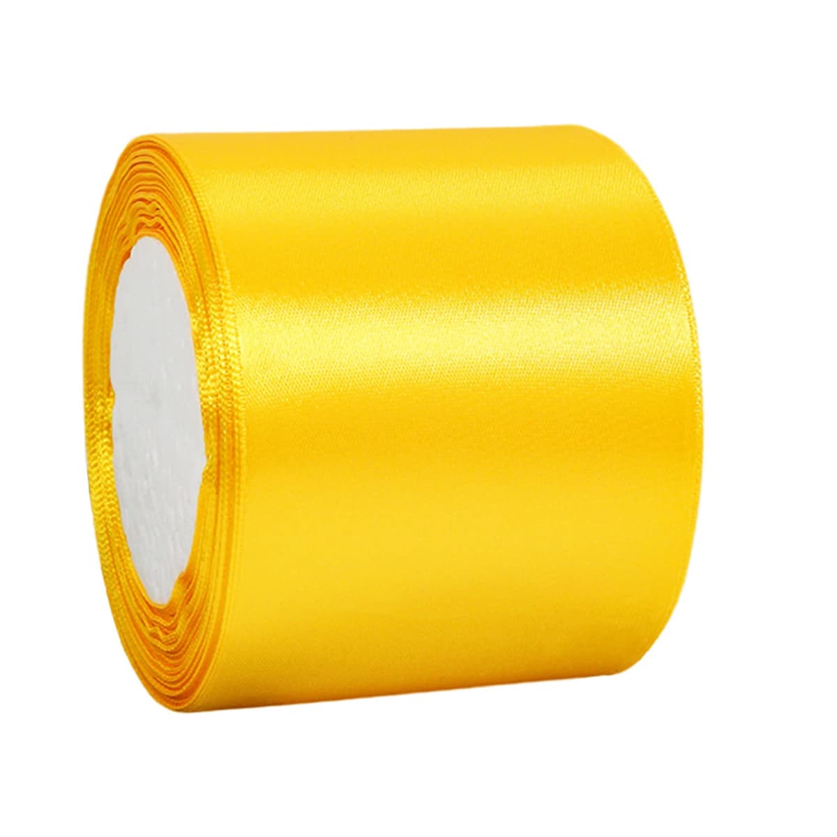 40mm Wide White Ribbon Thick Wedding Car Ribbon 22m, 1.5 inch Thick White Satin Ribbon for Gift Wrapping Wedding Car Christmas Birthday Cake Hair Bow Florist Bouquet Crafts Decorations — view 14