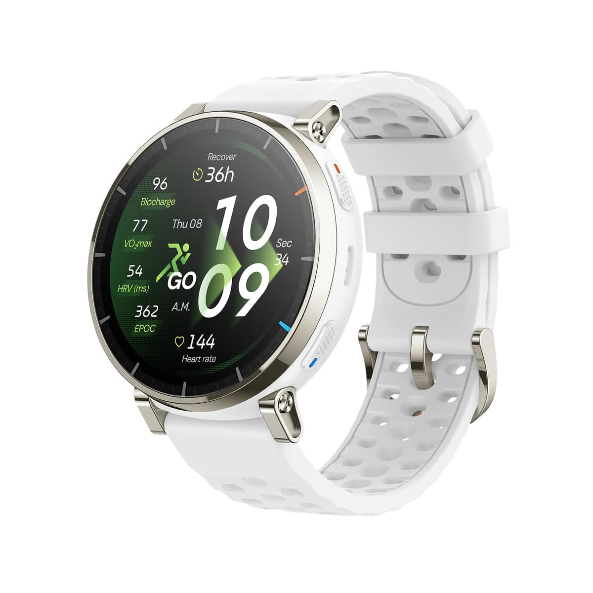 Amazfit Active 3 Premium GPS Running Smart Watch 45mm, 1.32" AMOLED Sapphire Display, 12-Day Battery, 4GB, NFC, Offline Maps, 170+ Workouts, 5 ATM, Heart Rate & Fitness Tracker for Android & iPhone — view 9