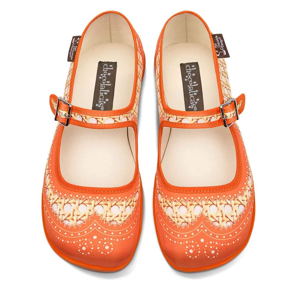 Hot Chocolate Design Chocolaticas Funky Canvas Women's Mary Jane Flat Shoes — view 62