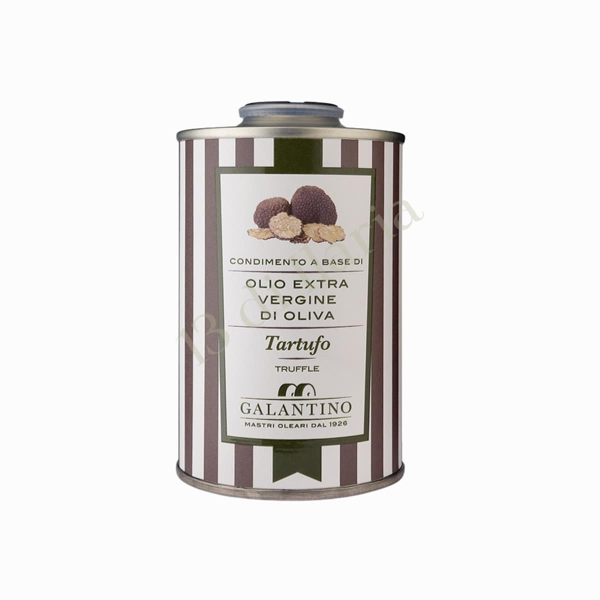 Aceite de Oliva Virgen Extra con Trufa Negra 250 ml | Lata Gourmet, Italiano Artesanal | Sabor Intenso y Elegante | Hecho en Puglia