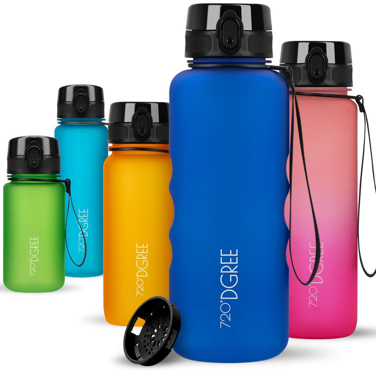 720°DGREE Botella de agua uberBottle – 1,5 litros, 1500ml | Novedosa botella deportiva | Sin BPA | Ideal para niños, fitness, deportes, fútbol, guardería, escuela, pequeños, antigoteo — view 168