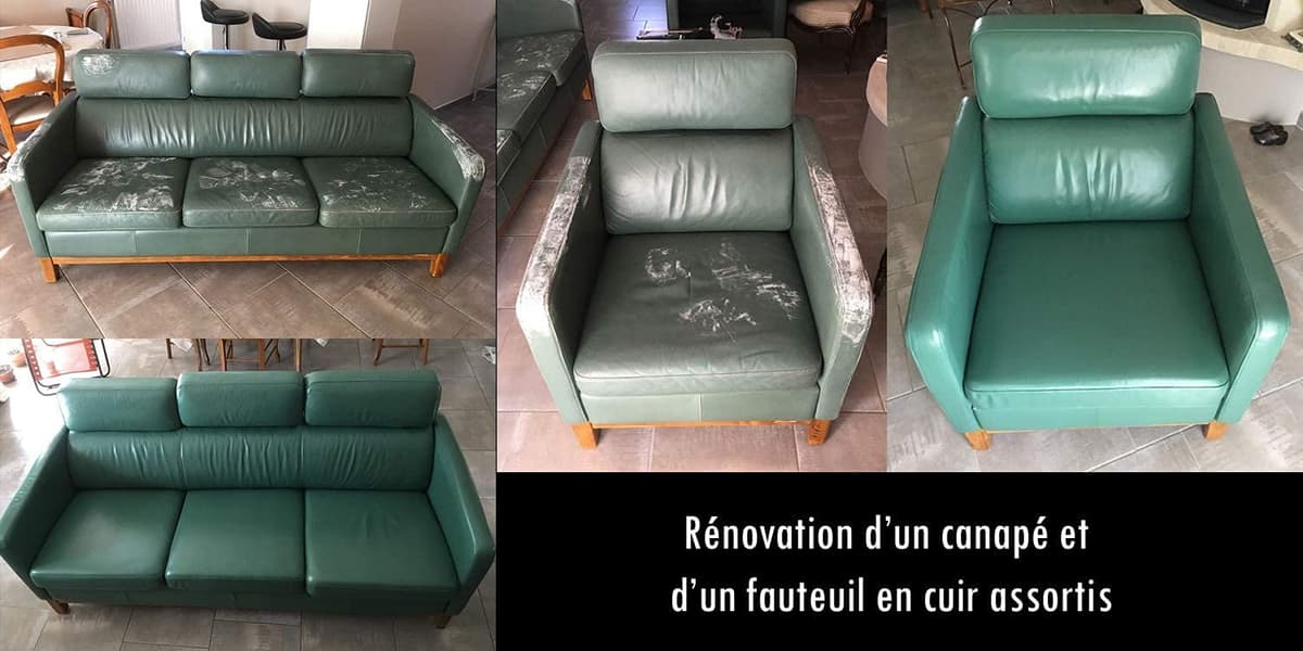 SOFOLK Kit de renovación de Cuero y Polipiel: reparación + Pintura + Pintura Protectora - Volante, Asiento de Coche, sillón, Zapatos (6-Off-White) — view 5