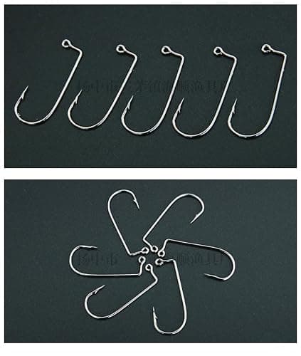 100pcs 9147 Jig 90-Degree Barbed Fishing Hooks Aberdeen Short Shank Fishing Hooks Black — view 4