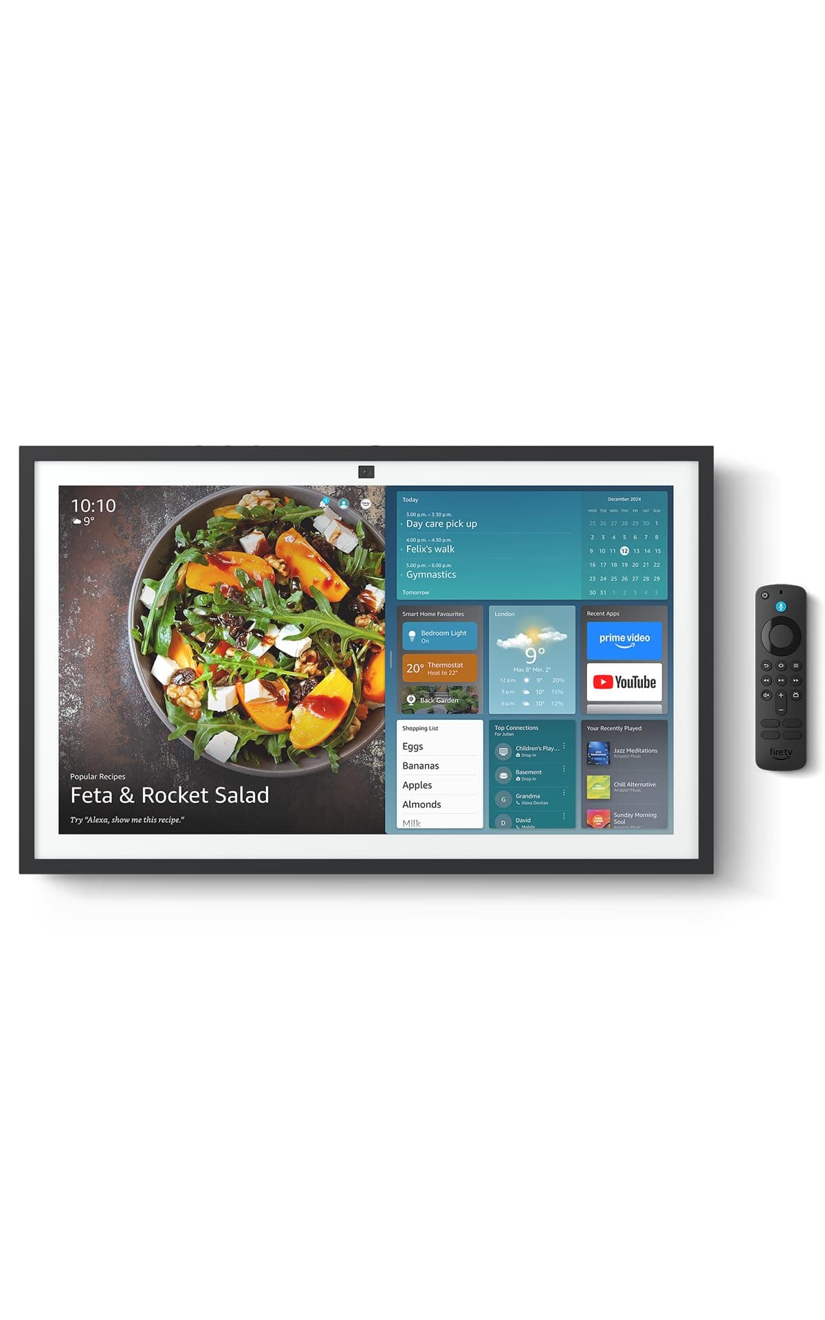 Amazon Echo Show 21 (newest gen), A stunning 21" smart display with built-in Fire TV, powerful vibrant sound, immersive HD streaming, with Alexa+ Early Access — view 2