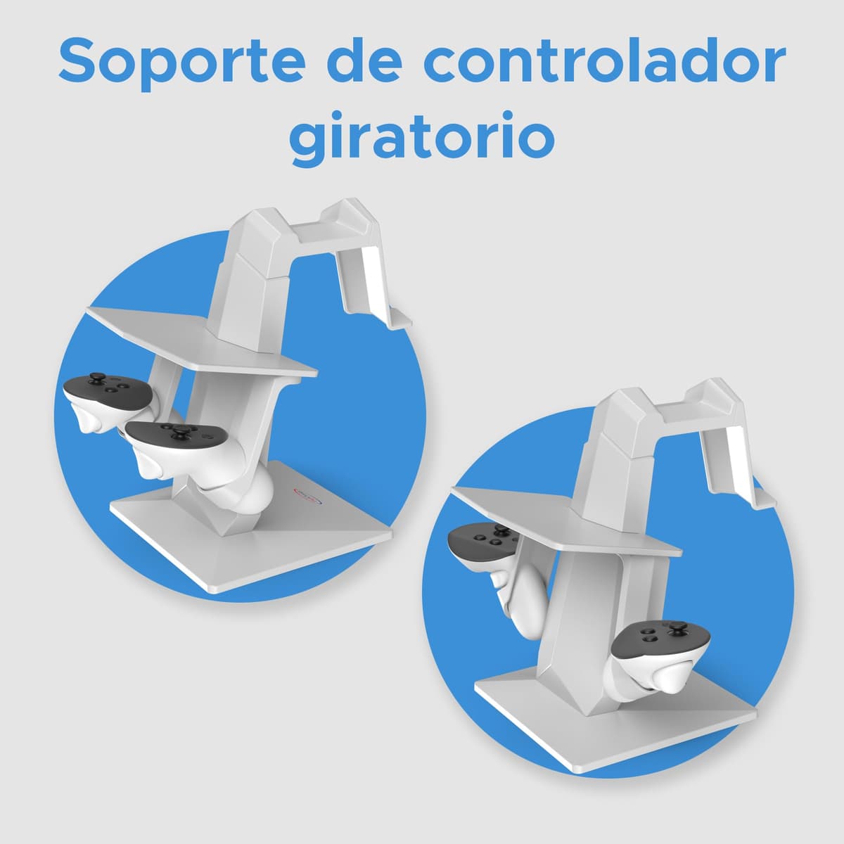 Digicharge Soporte de Auriculares VR para Meta Quest 3S, Quest 3, Oculus Quest 2 VR Mount Display Storage para Auriculares y Controladores táctiles — view 4