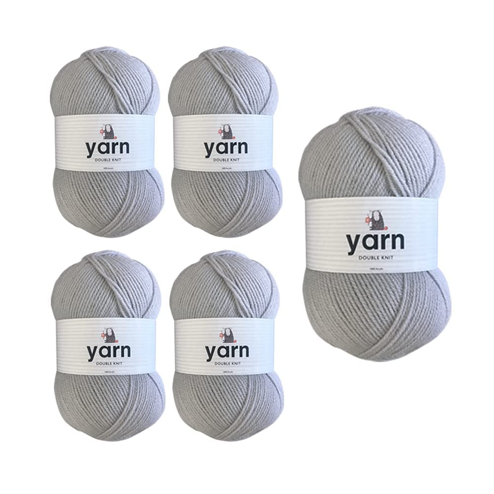 Korbond DK Beige Yarn - 100g Acrylic Wool - Lightweight, Hypoallergenic & Durable Double Knit Crochet Yarn Knitting Wool (290m Total) — view 15