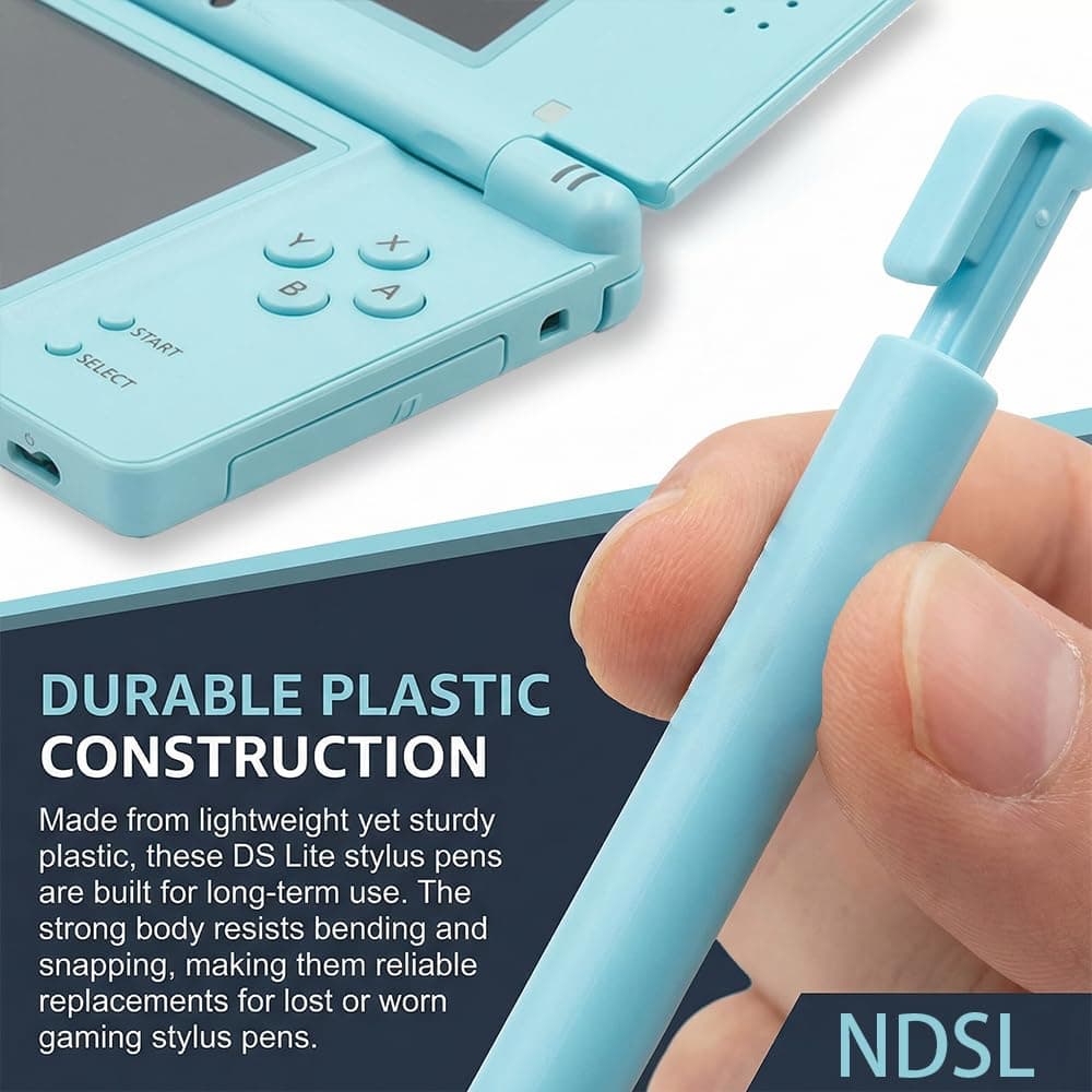 Stylus Pen for DS Lite, Replacement Touch Screen Pens Compatible with Nintendo DS Lite NDSL DSL, Plastic Gaming Stylus for Handheld Console, Screen Safe & Easy Storage (8) — view 4