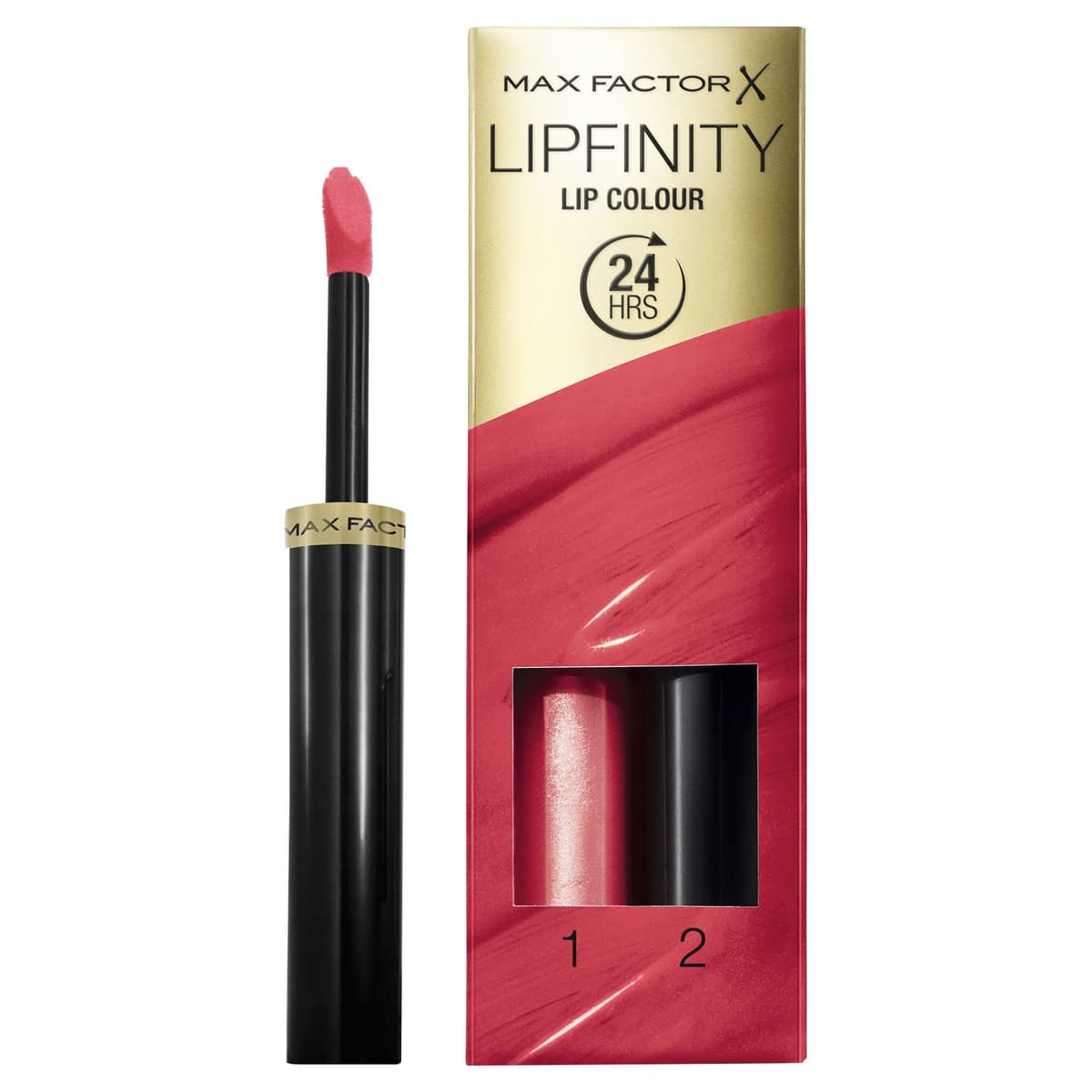 Max Factor LipFinity Lip Colour Lipstick Pintalabios, Tono 15 Ethereal - Paso 1: 2.3ml Paso 2: 1.9g — view 4