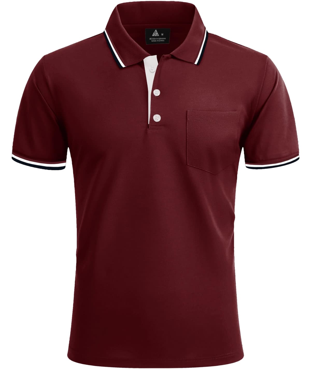 ZITY Polo para Hombre Paquete de 5 Polo Manga Corta Camiseta Golf Trabajo Transpirable Camiseta Informal con Bolsillo Verano 5 Pack T Shirt para Vacaciones — view 3