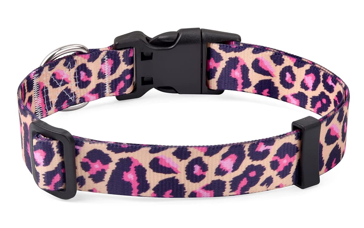 Mihqy Dog Collar for Small Dogs, Cute Small Medium Large Dog Pet Collar, with Floral Patterns, Soft Adjustable for Boy Girl Female Male Puppy Dog Collar(Floral Pink,S) — view 40
