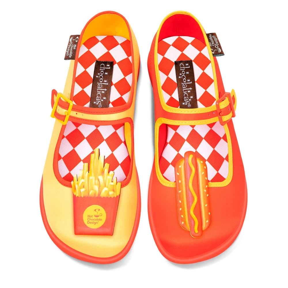 Hot Chocolate Design Chocolaticas Funky Canvas Women's Mary Jane Flat Shoes — view 32