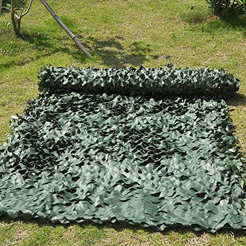 TENCEN Dual Mesh Custom Camouflage net for Blind Decor Courtyard Sunshade Photo Camp Fish Farm Factory Shelter Car Concealment Party Exhibit Backdrop Curtain Ceiling Fence Canopy Cover — view 8
