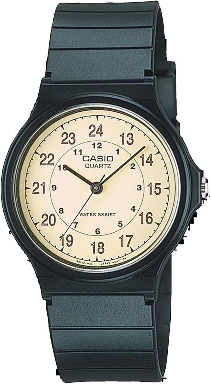 Casio MQ24 Series | Quartz Analog Watch for Men | Water Resistant | Resin Case | Resin Band | Resin Glass | Three Hand Analog (HR, Min, SEC) | Classic Casio Design | 3 Year Battery — view 5
